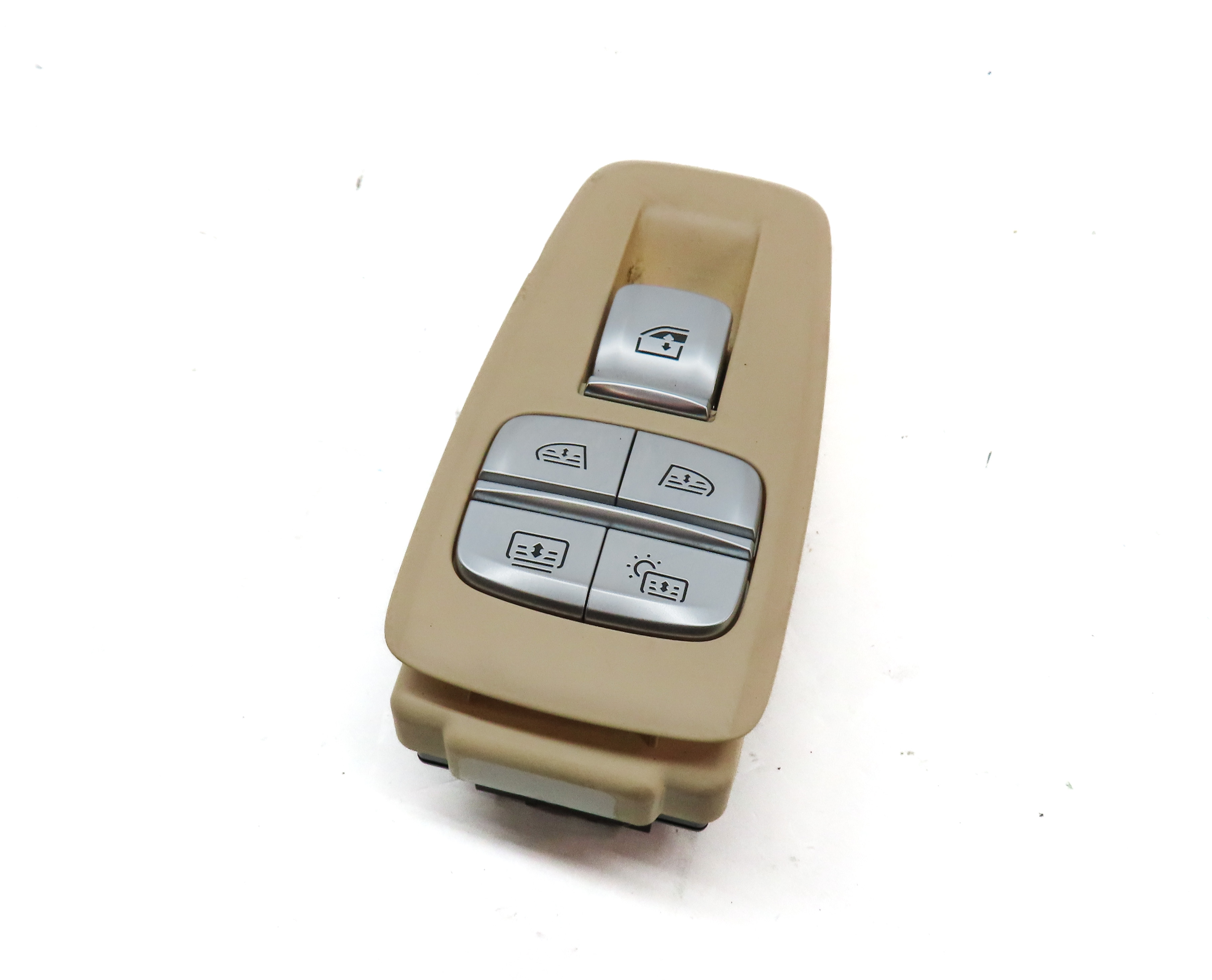 2016 BMW 750i (G11) REAR RIGHT DOOR SUNSHADE SUN SHADE WINDOW SWITCH (BEIGE) — exact item pictured